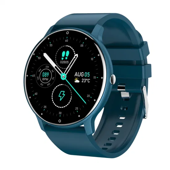 Zl02s Smartwatch Zl02D Pantalla táctil Reloj Inteligente Ritmo cardíaco Reloj inteligente Android Monitoreo de salud Relojes SKD Sdk OEM ODM GPS Dafit Fabricante personalizado Hombres